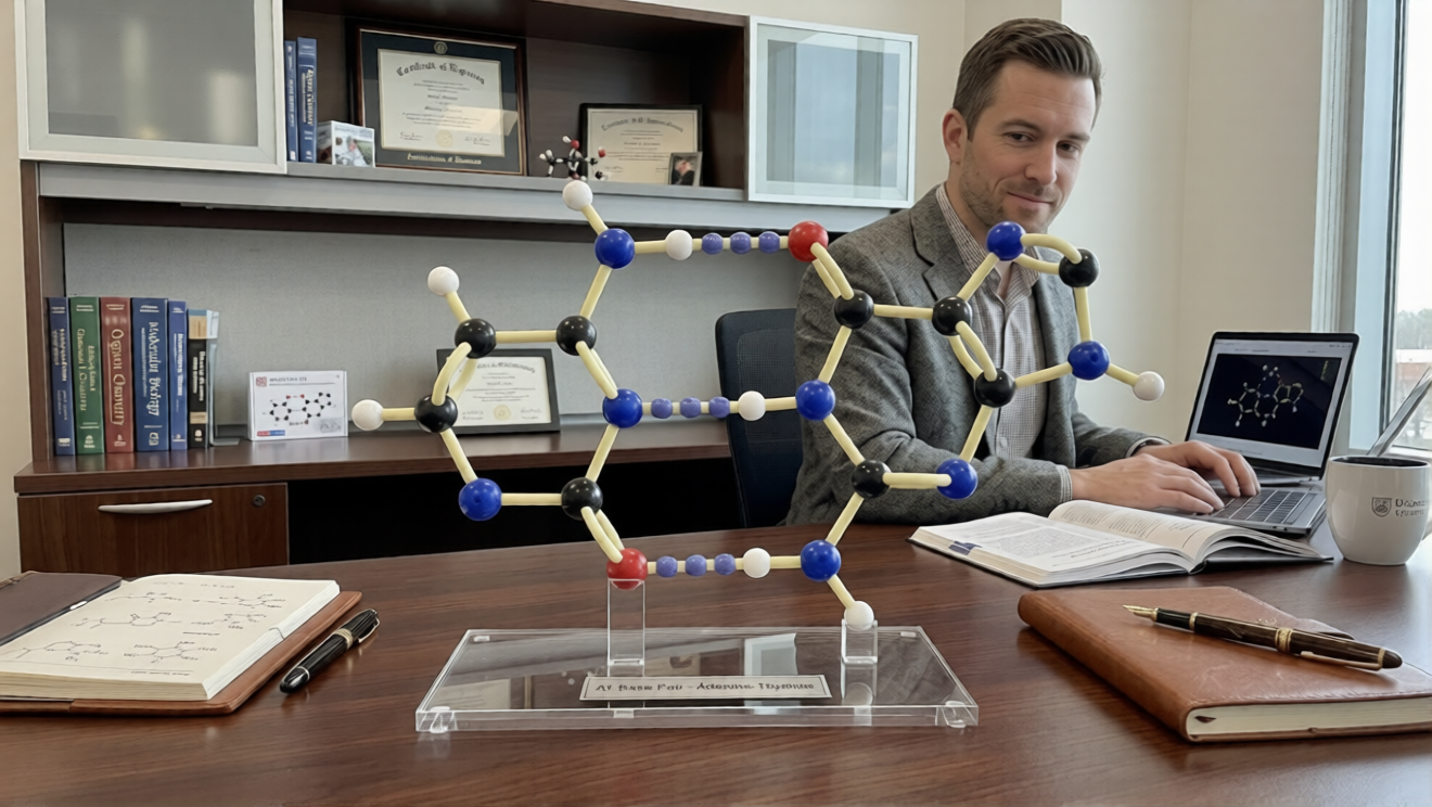 DNA Base Pair Model on Desk