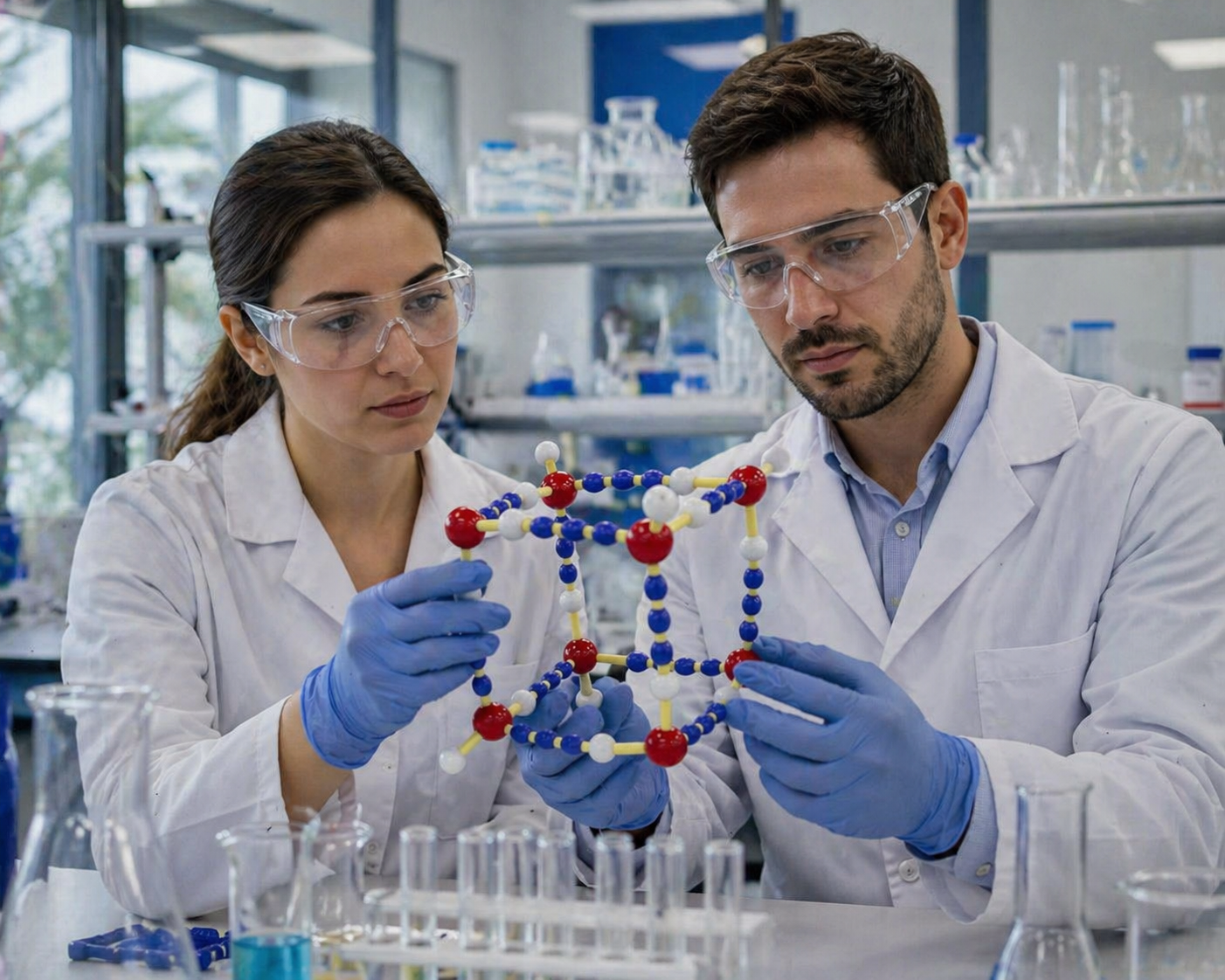 Chemist in laboratory